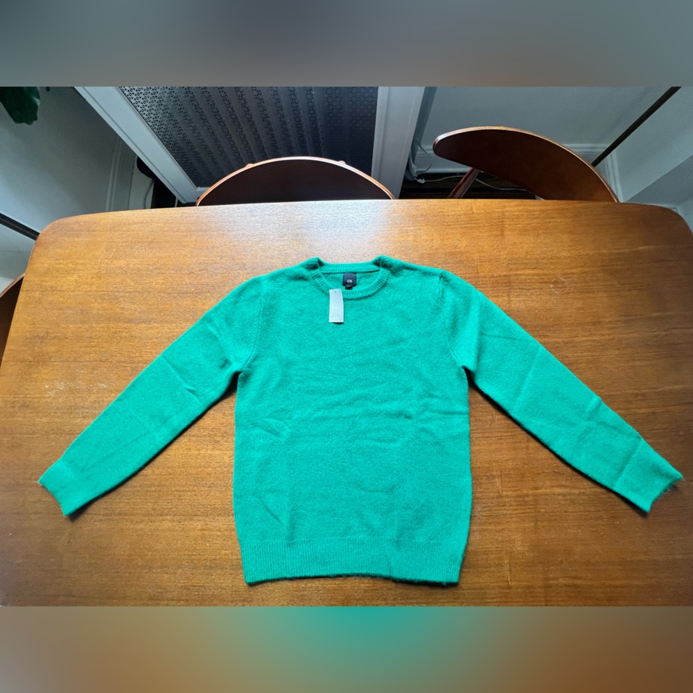 Green slim fit Soft Touch Knitted jumper - M (UK)